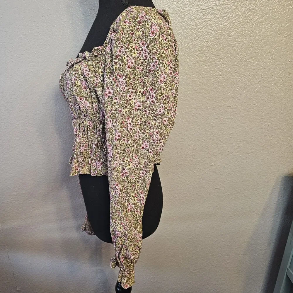 H&M floral smocked